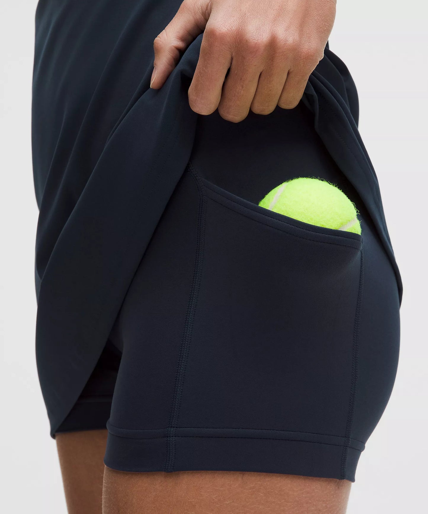 Scoop-Neck Cutout Tennis Dress - Club Blue/White