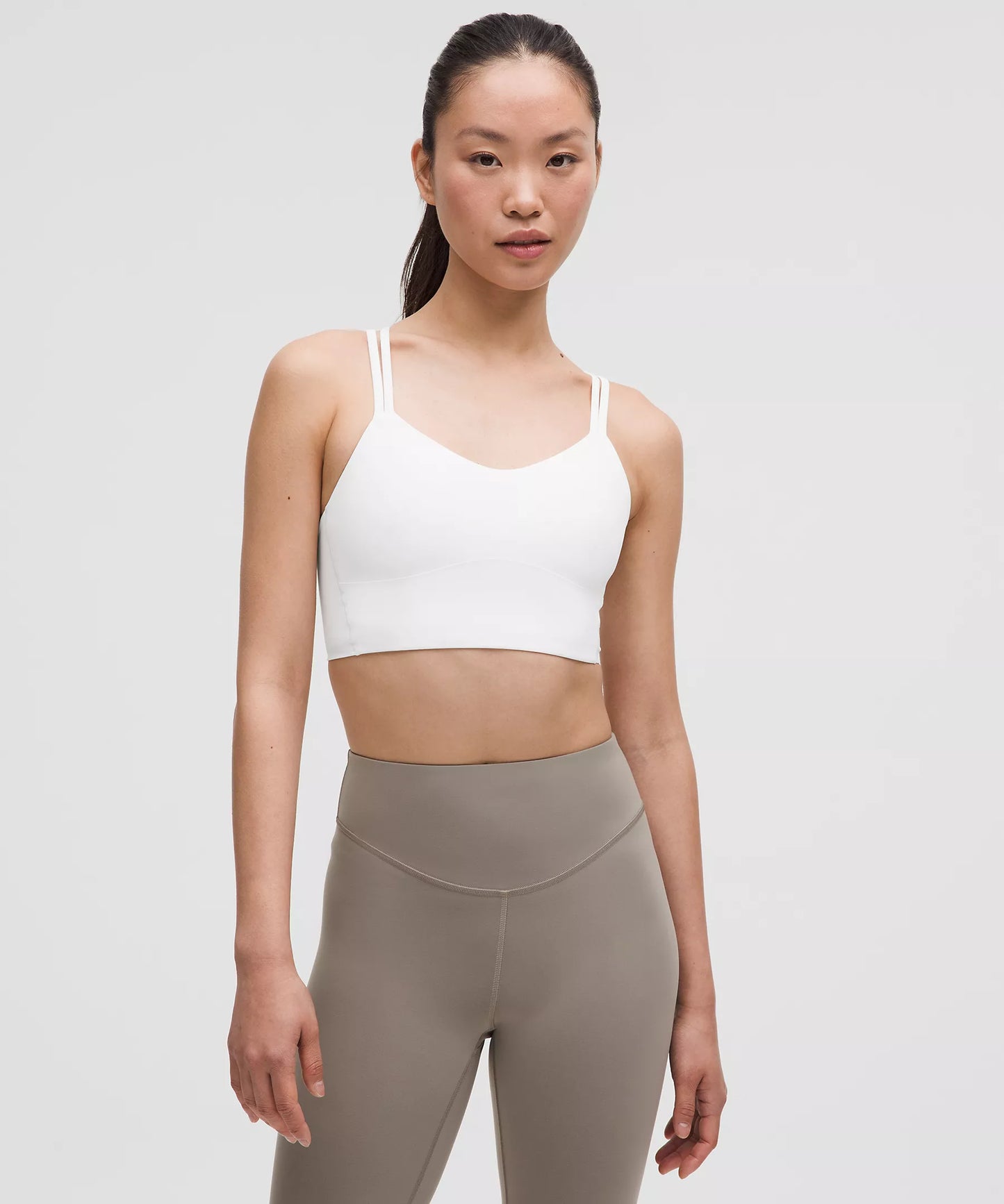 Like a Cloud Longline Bra Light Support, B/C Cup - White