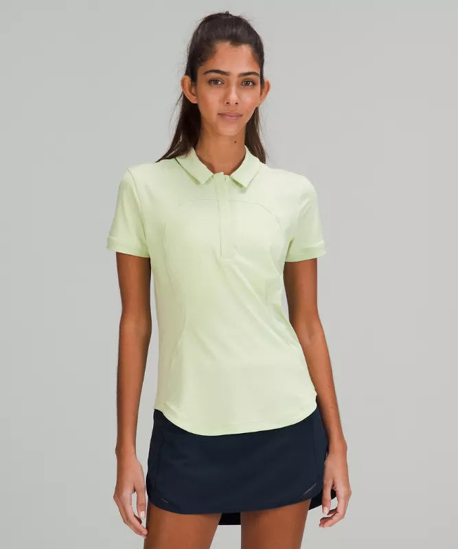 Quick-Drying Short Sleeve Polo - Creamy Mint