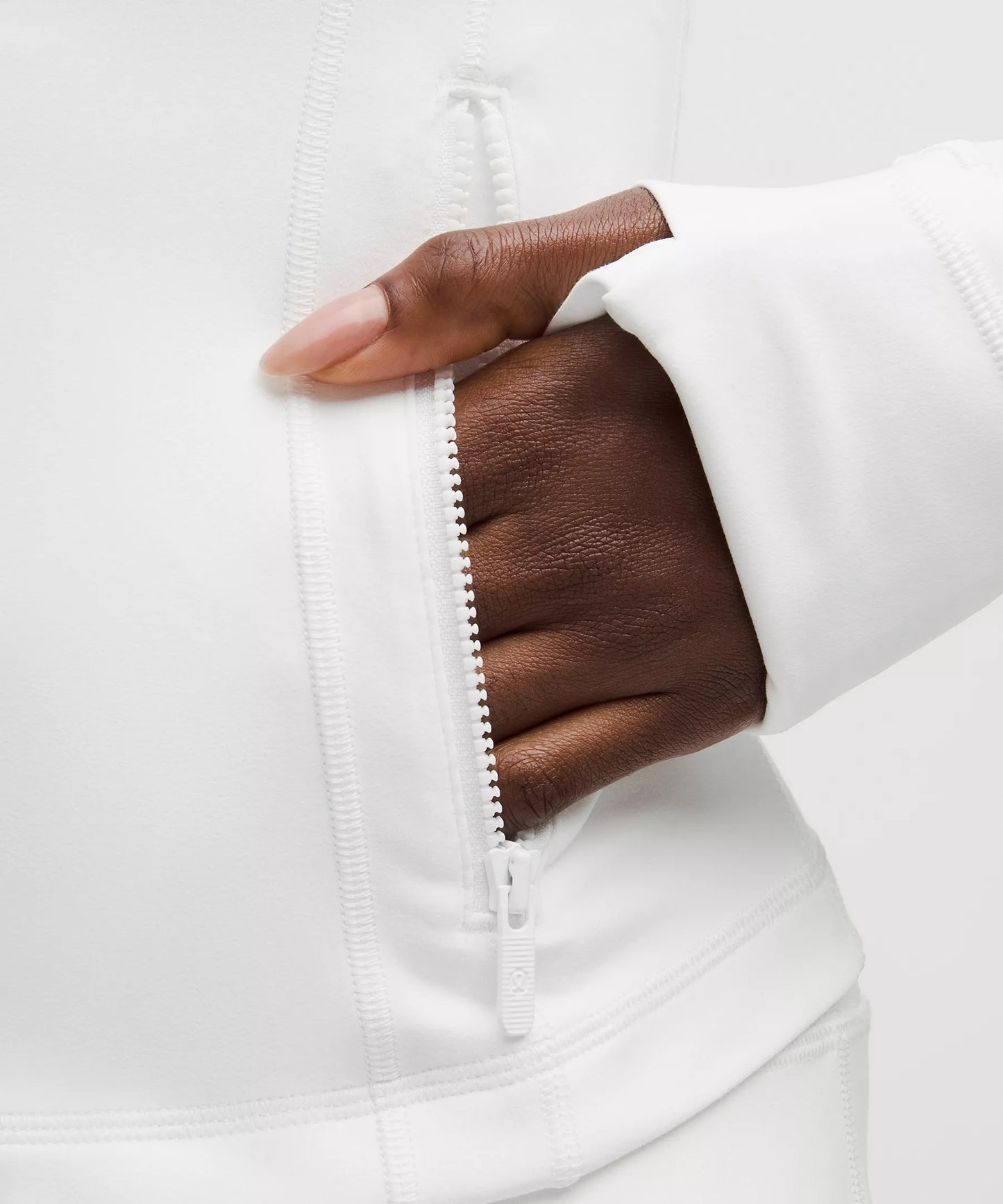 Define Cropped Jacket Nulu - White