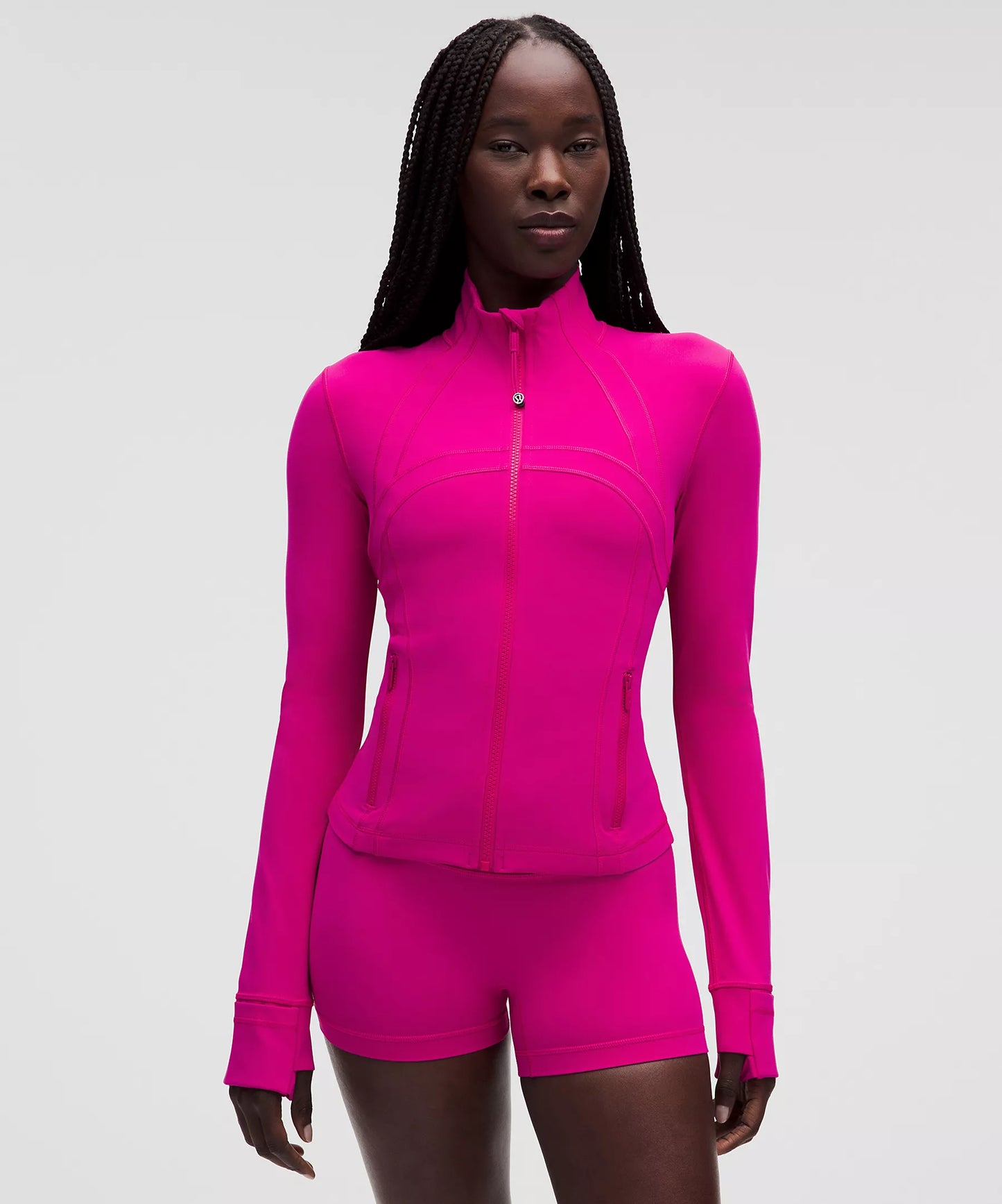 Define Cropped Jacket *Nulu - Pink Flare