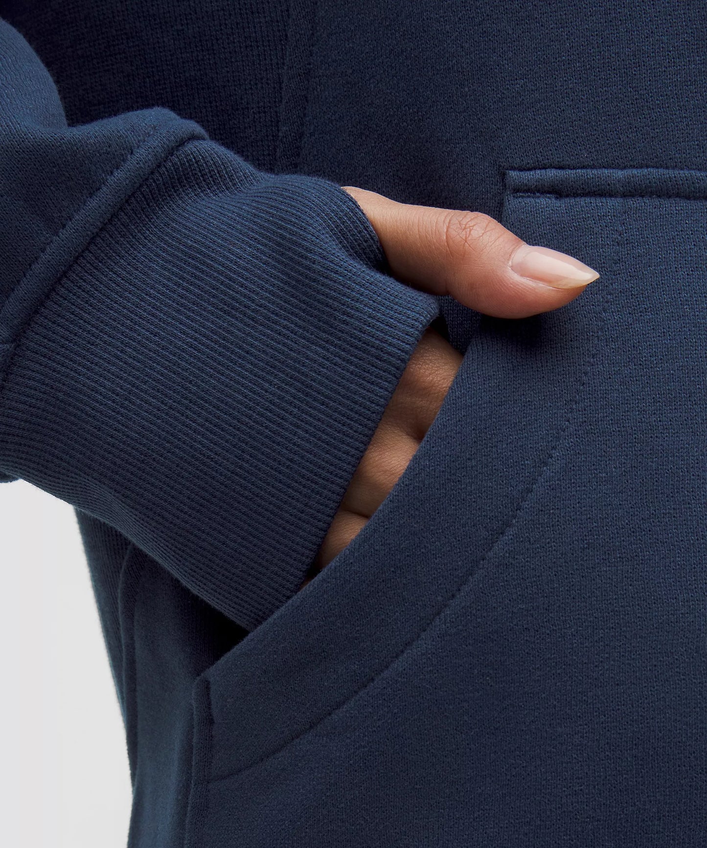 Scuba Oversized Funnel-Neck Half Zip Long - Club Blue/Gold