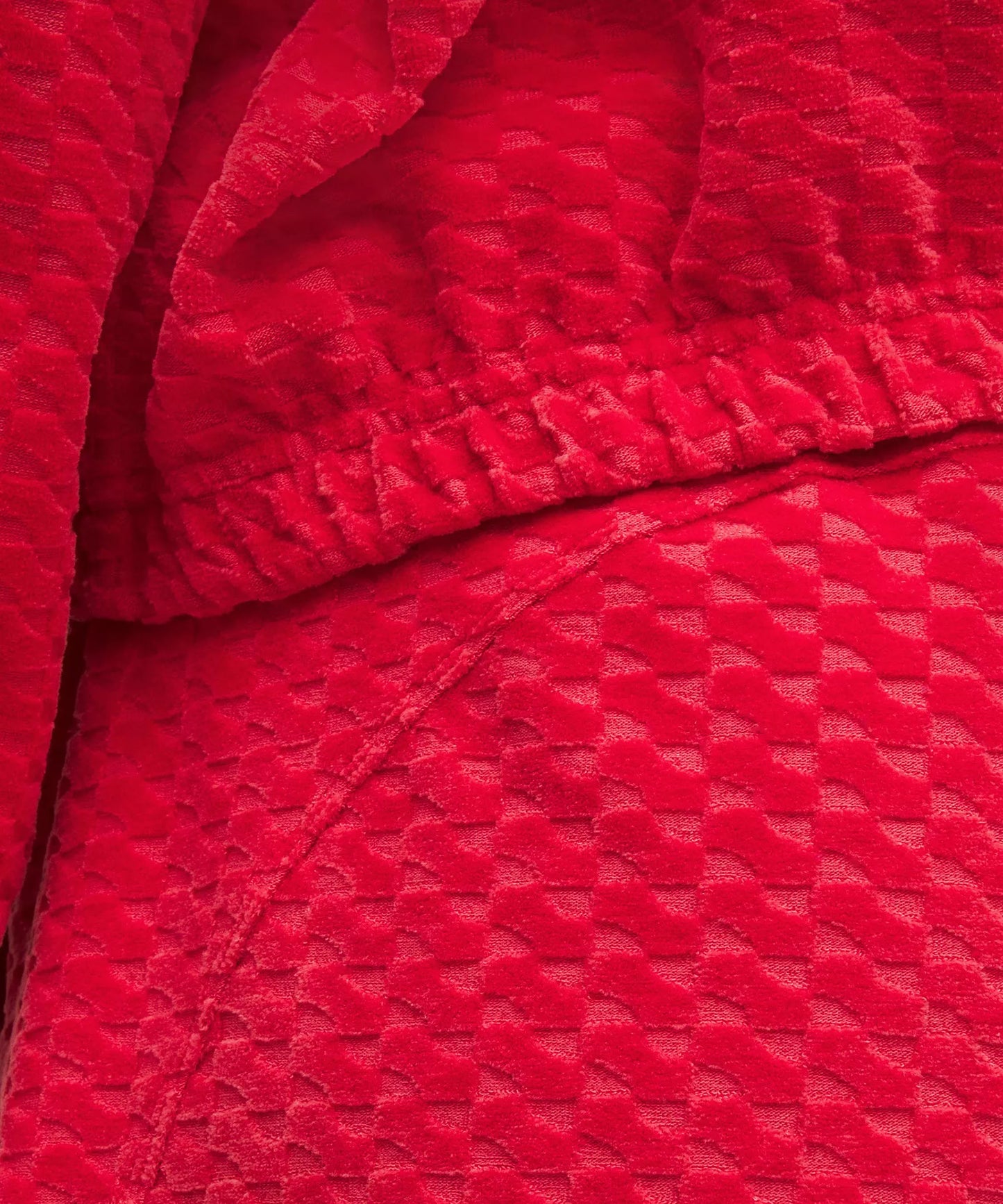 Court Rival Velvet Terry Tennis Jacket - Lulu Red/Dark Sport Red