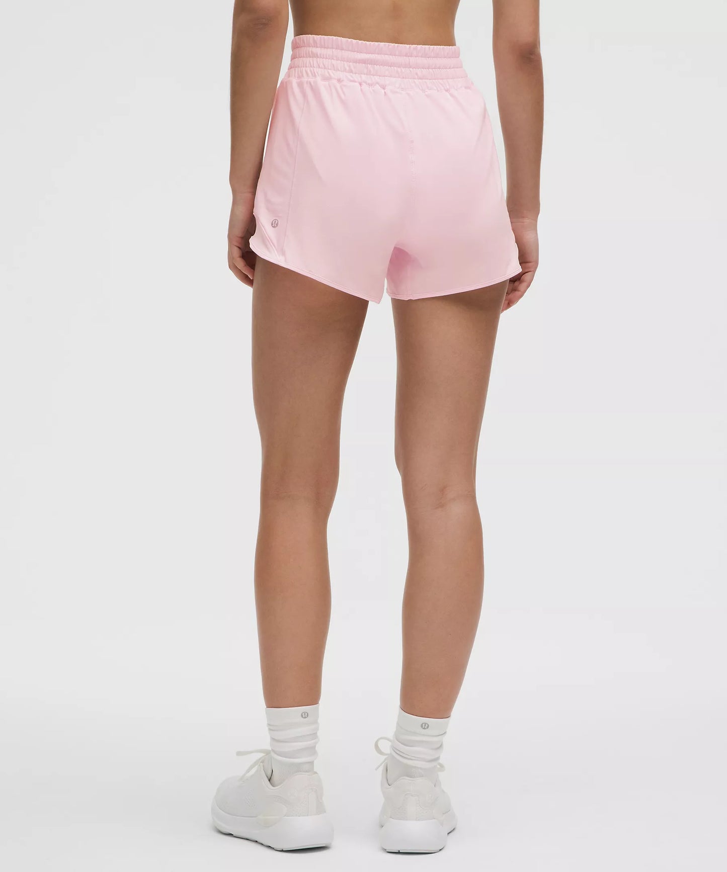 Hotty Hot High Rise Short 4" Lined - Pink Organza