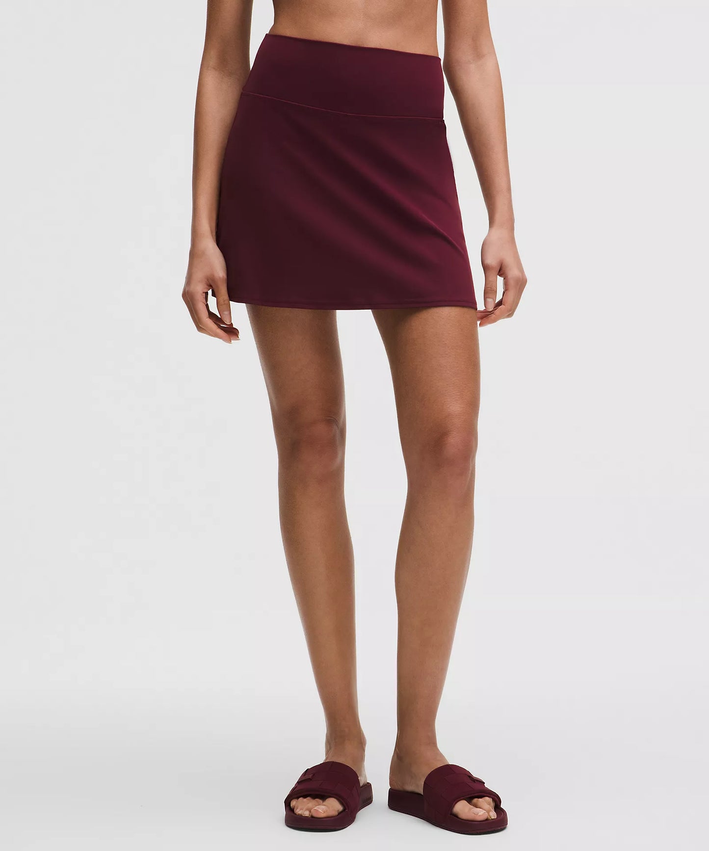 Align High-Rise Skirt 15" Long - Burgundy Bay