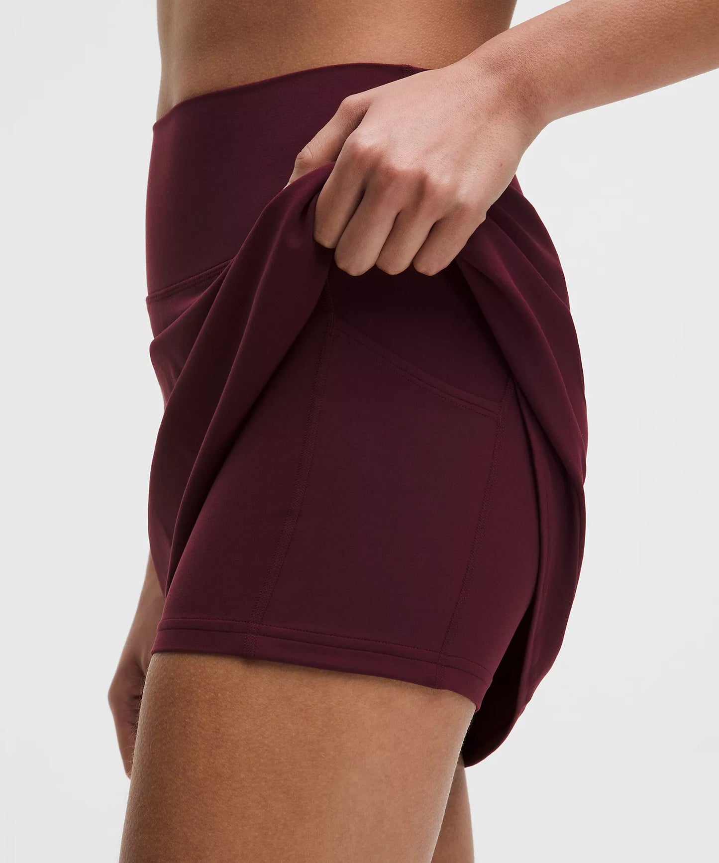 Align High-Rise Skirt 15" Long - Burgundy Bay