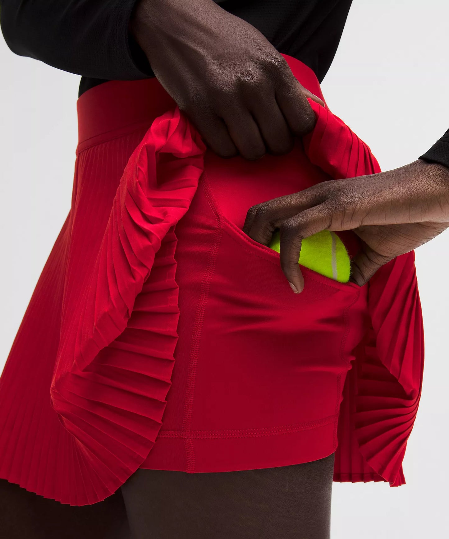 RePleat High-Rise Pleated Tennis Skirt - Oxford Red