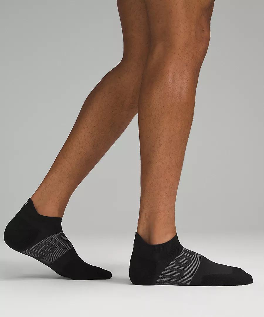 Men's Power Stride Tab Socks (3 Pack) - Black