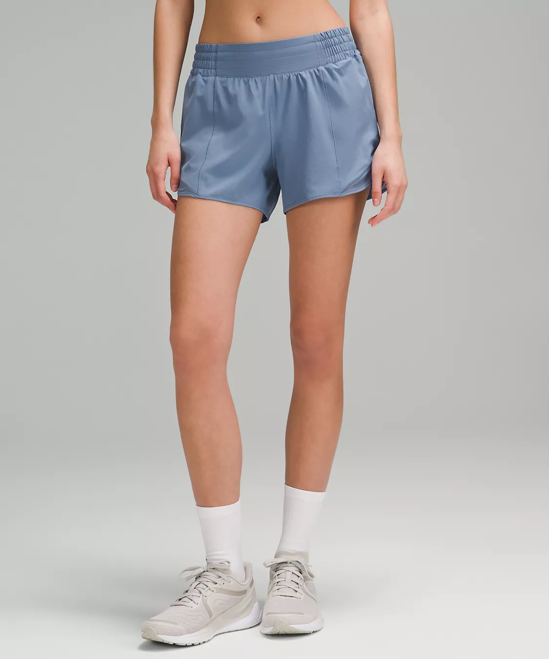 Hotty Hot High Rise Short 4" Lined - Oasis Blue