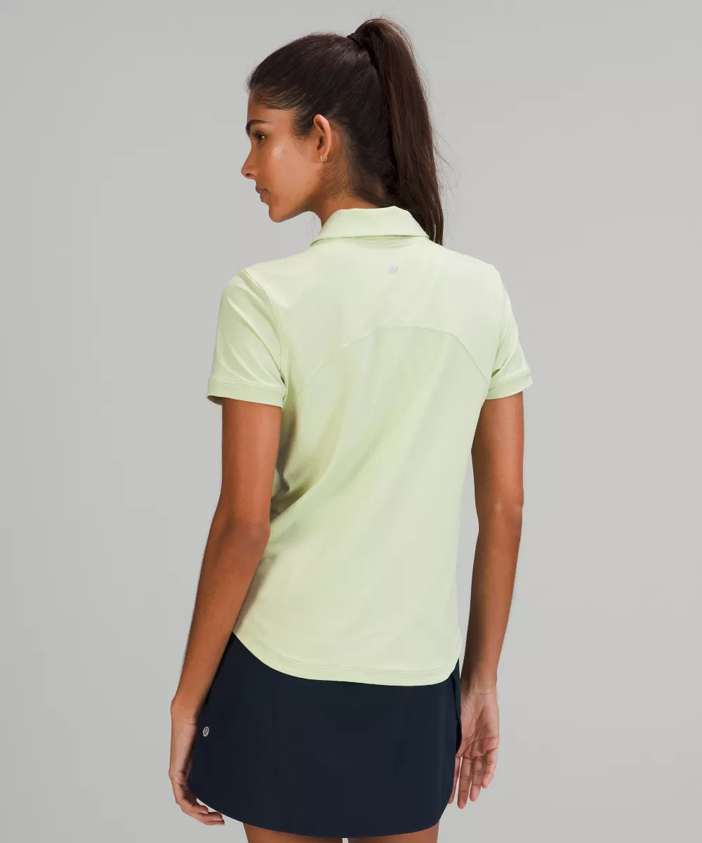Quick-Drying Short Sleeve Polo - Creamy Mint