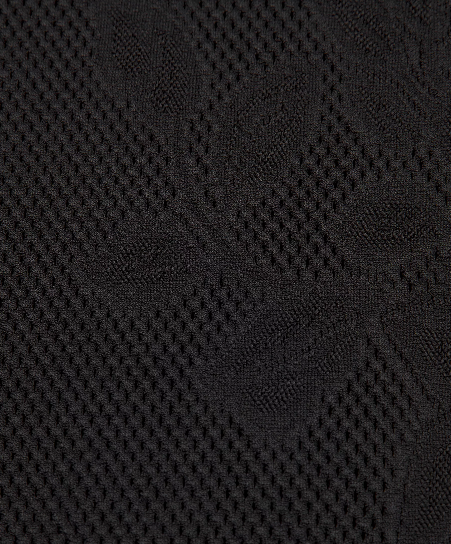 RevealKnit Floral High-Rise 7/8 Tight - Black
