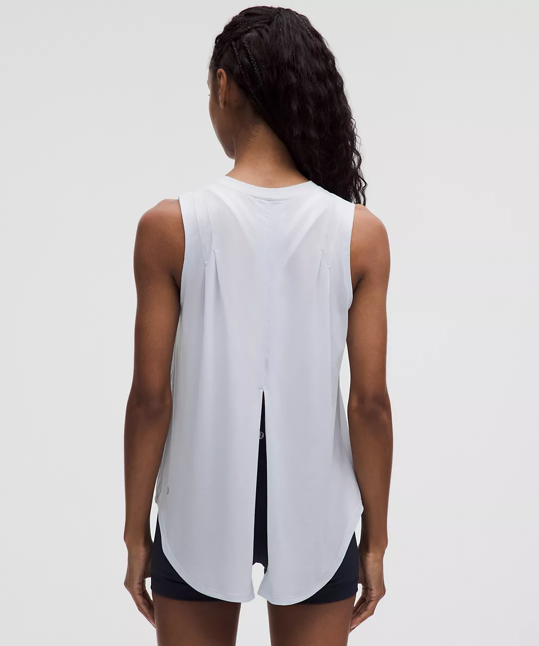 Lightweight Split-Back Training Tank Top - Starch Blue