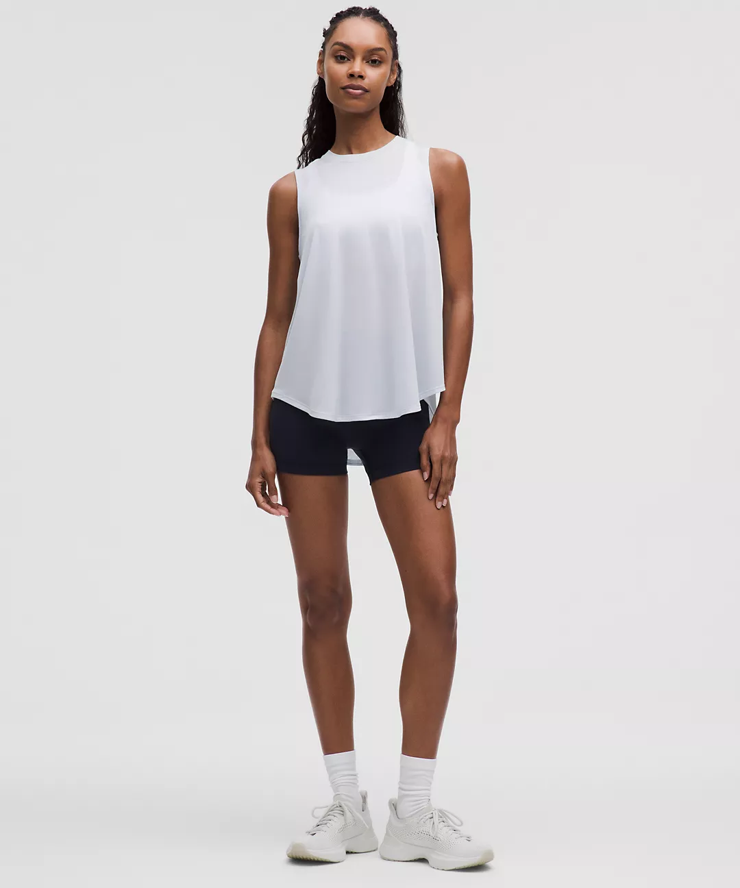 Lightweight Split-Back Training Tank Top - Starch Blue