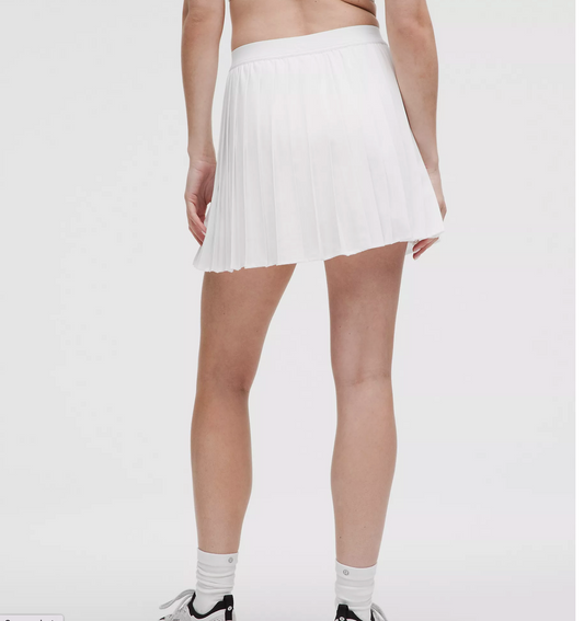 High-Rise Pleated Tennis Skirt *Long