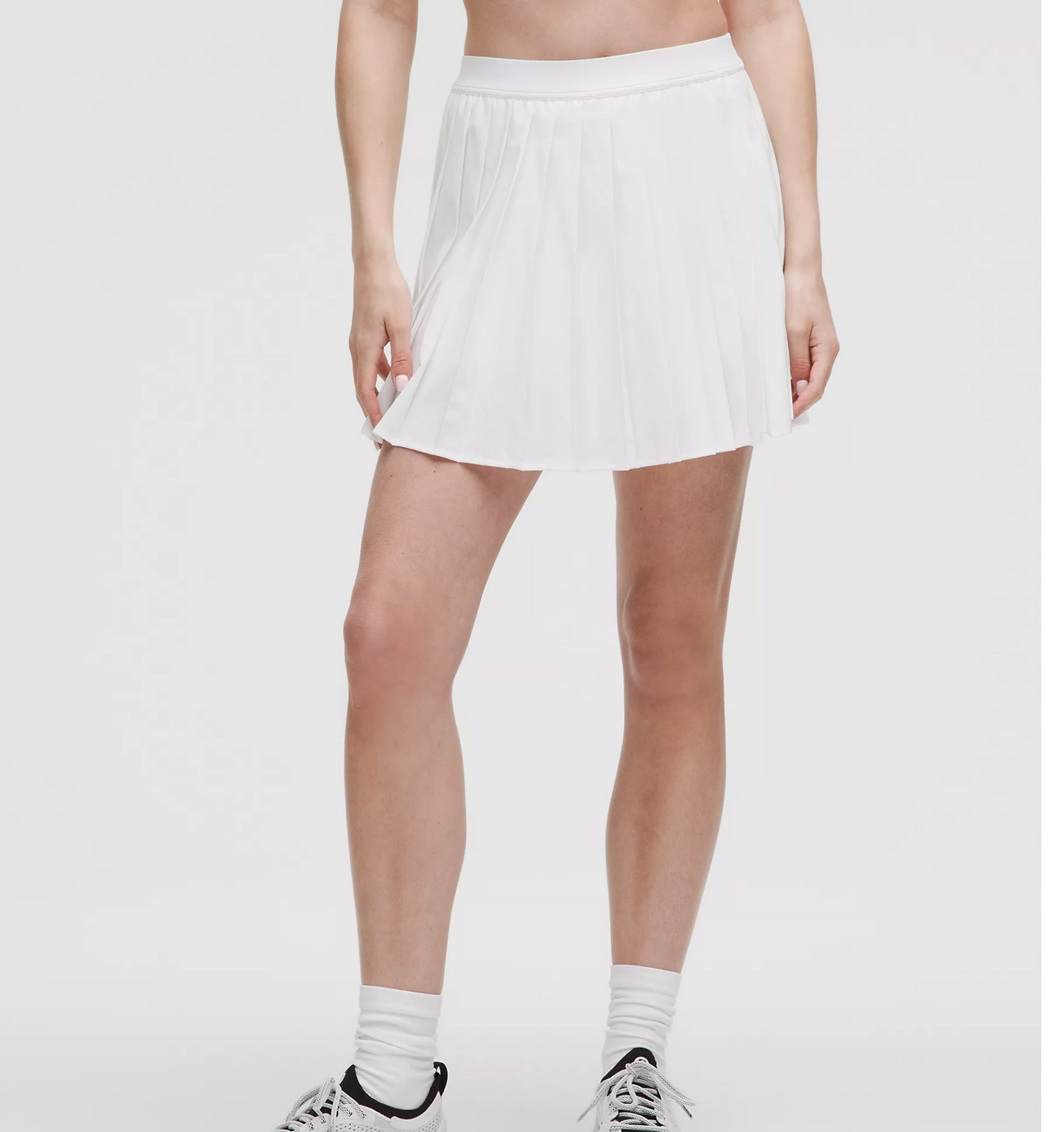High-Rise Pleated Tennis Skirt *Long