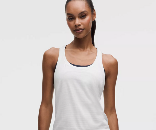 Swiftly Tech Racerback Tank Top 2.0 *Waist Length White
