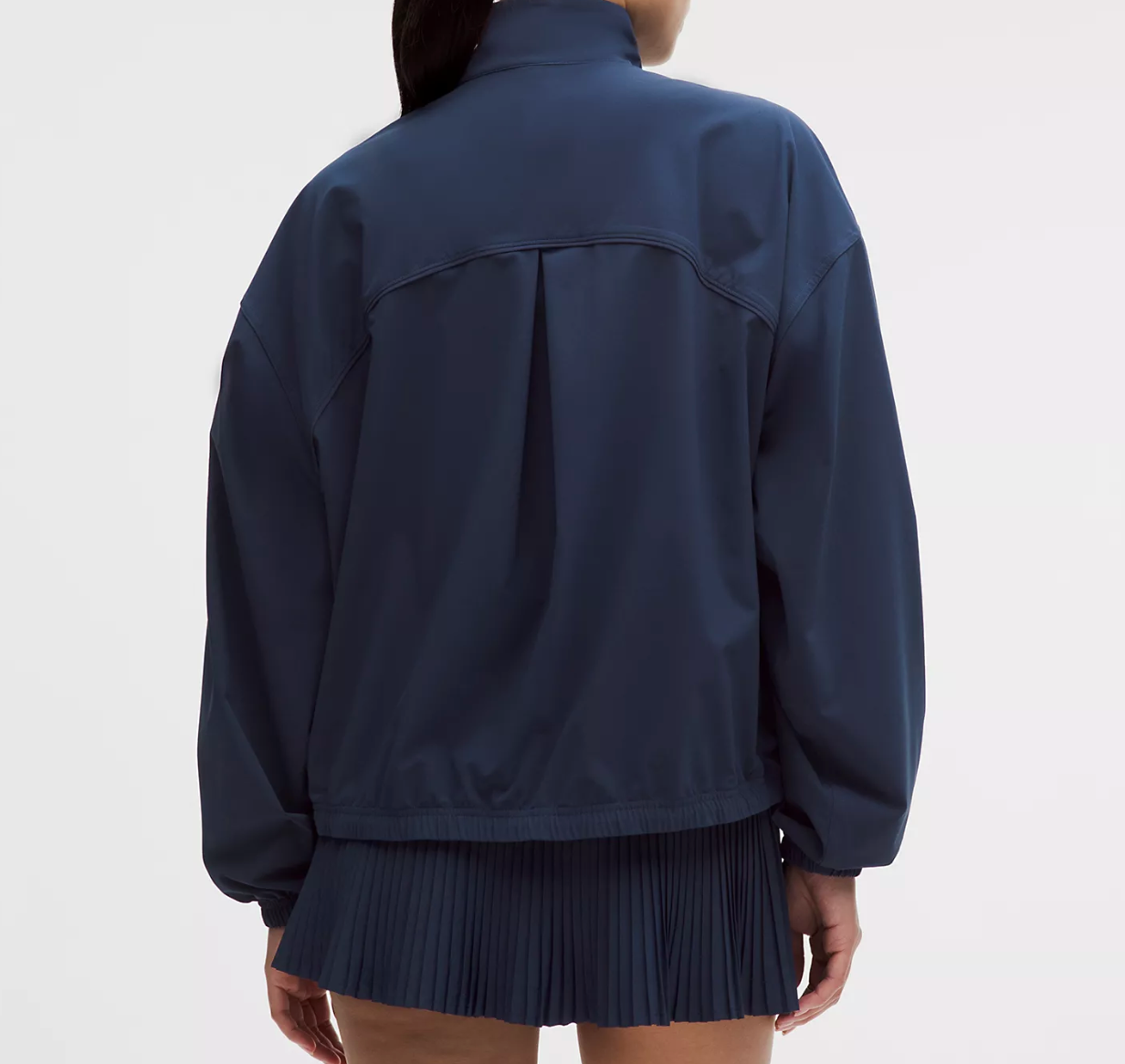 UV-Protective Oversized Tennis Jacket