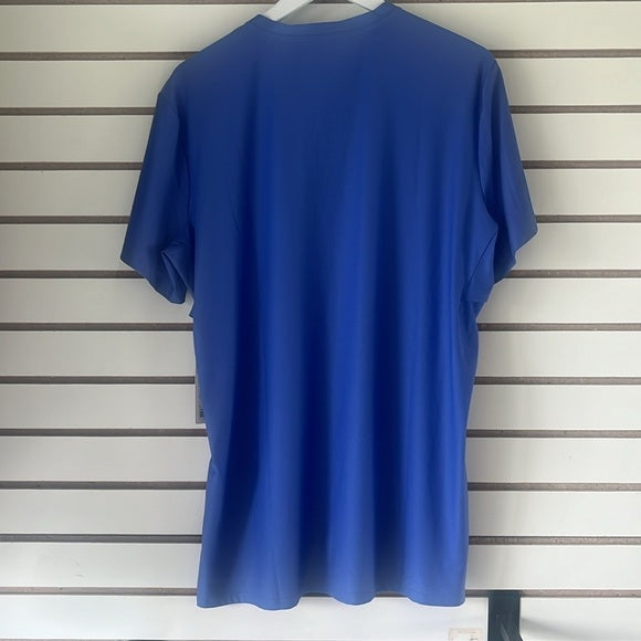 Ventilated Tennis Short Sleeve - Blue