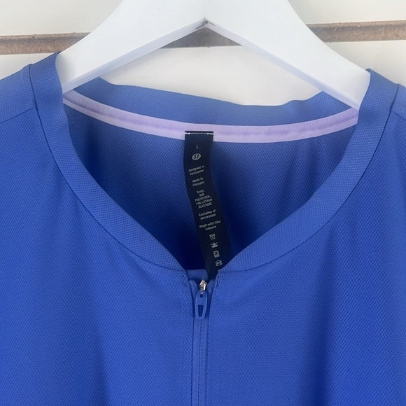 Ventilated Tennis Short Sleeve - Blue