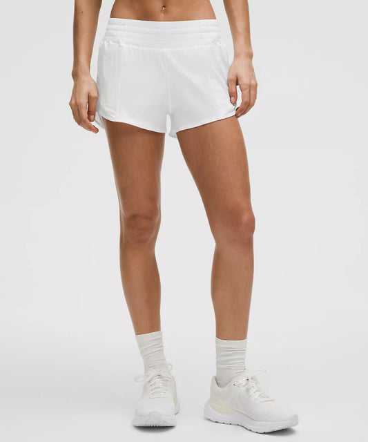 Hotty Hot High-Rise Lined Short 2.5" - White
