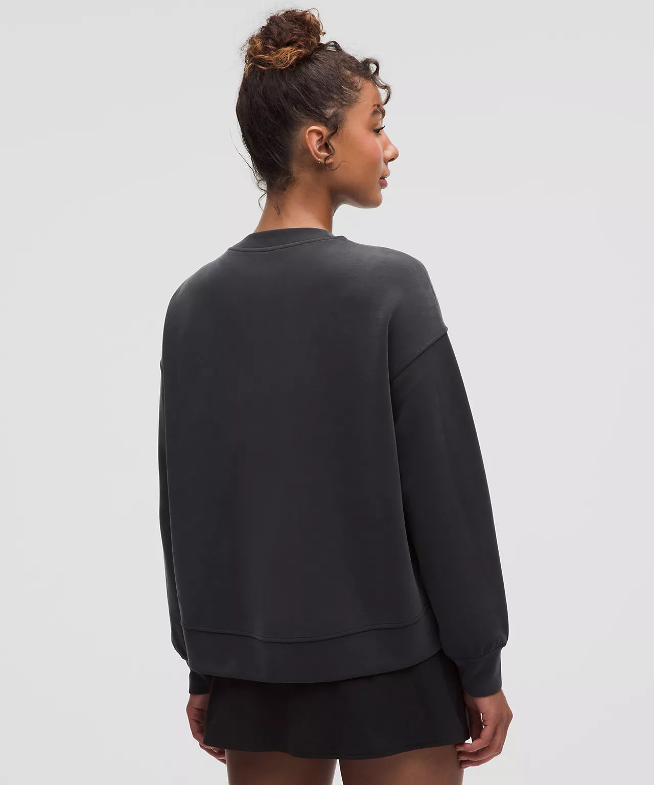 Softstreme Crewneck Oversized Pullover - Black