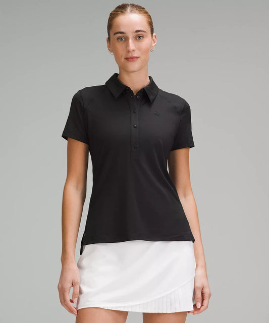Quick-Drying Short Sleeve Polo - Black
