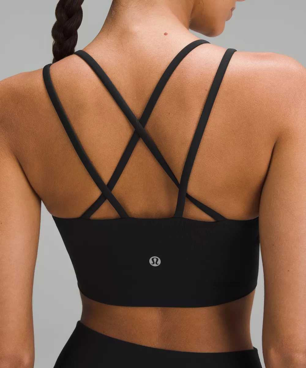 Like a Cloud Longline Bra Light Support, B/C Cup - Black