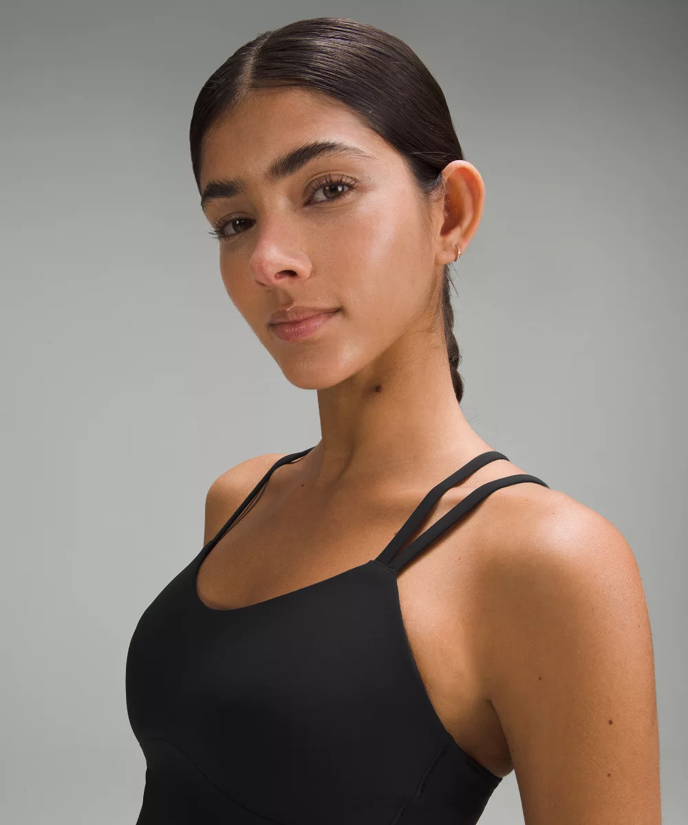 Like a Cloud Longline Bra Light Support, B/C Cup - Black