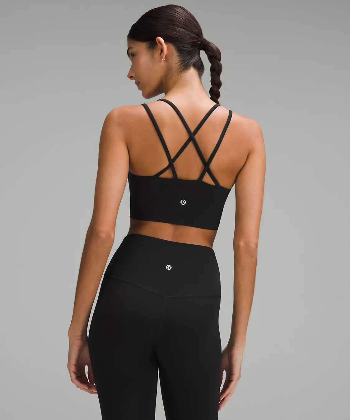 Like a Cloud Longline Bra Light Support, B/C Cup - Black